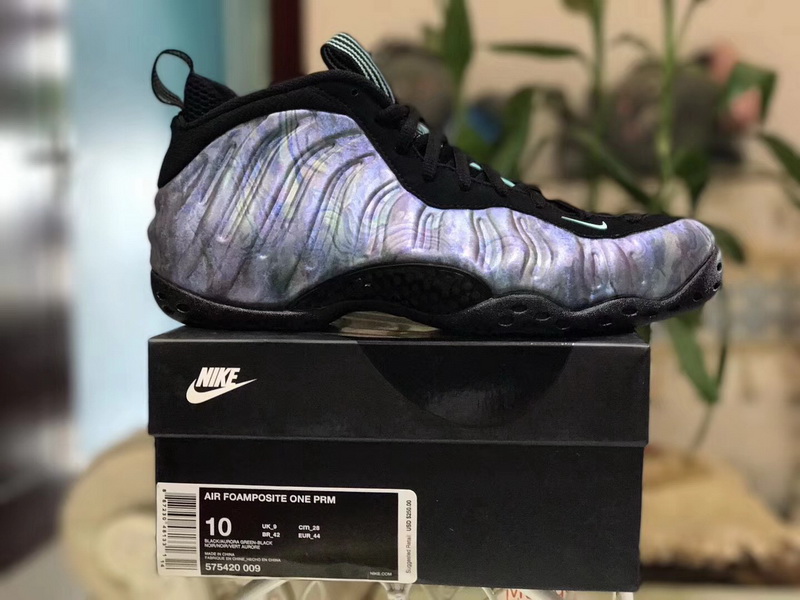 Authentic Nike Air Foamposite One PRM Abalone(fit half size smale)